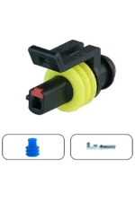 TE/Amp Superseal Male Socket 1 Pin Wireless 3110393-D