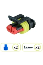 Soketsan TE/Amp Fiat Reverse Light Switch Connector Male 2 Pin Wireless