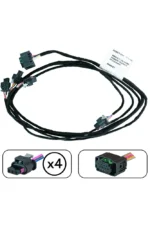 BMW E71 Front Parking Sensor Wiring OEM 61129244423