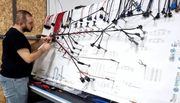 Opel Vectra B X20XEV 1996–1998 Automatic Transmission Engine Wiring Harness OEM OEM 6296962 - Image 3